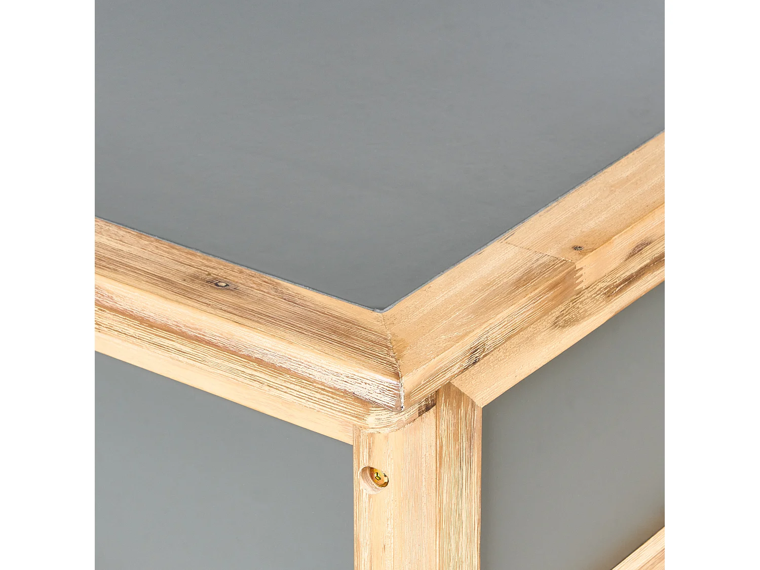 Coffre de rangement ACATE 121 cm 72 cm Gris