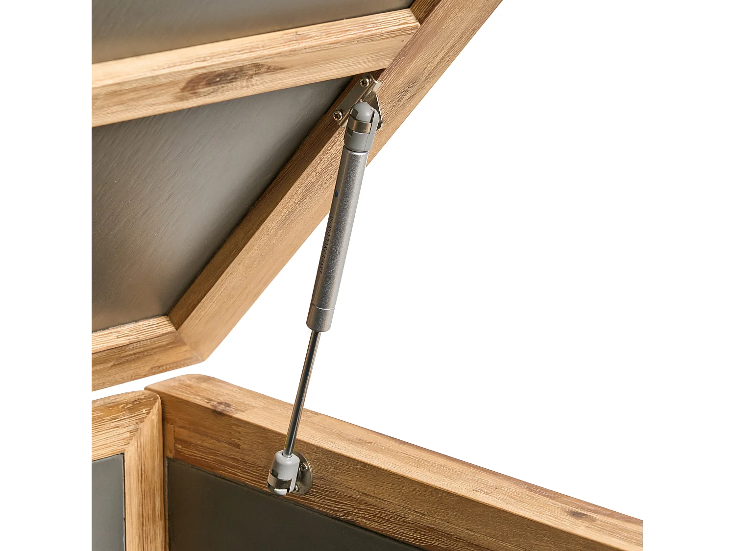 Skrzynia ogrodowa ACATE Beton 121 cm 72 cm Szary