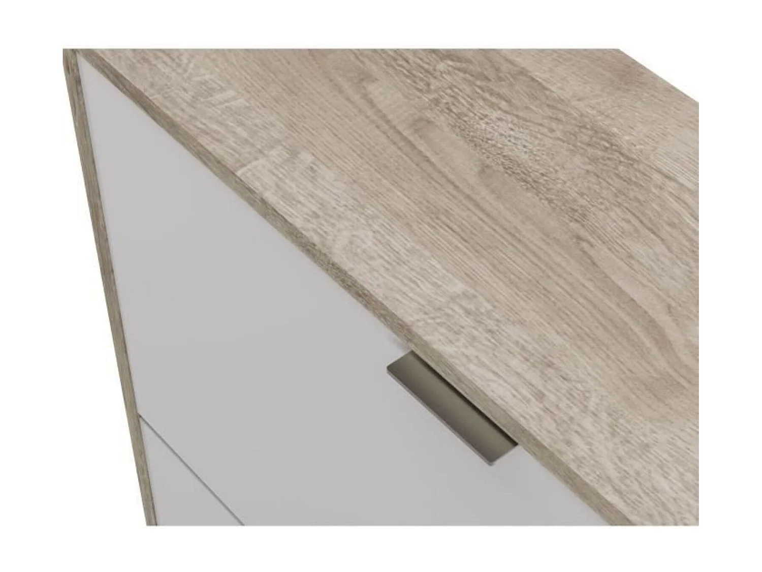 Schoenenkast 5 Deuren Eiken en Wit 75 x 24 x 190 cm