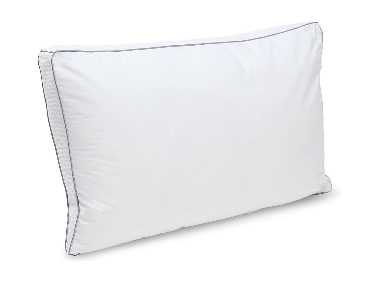 Oreiller souple 40x60cm Premium Ventilé - Enveloppe coton percale - Multipositions de sommeil