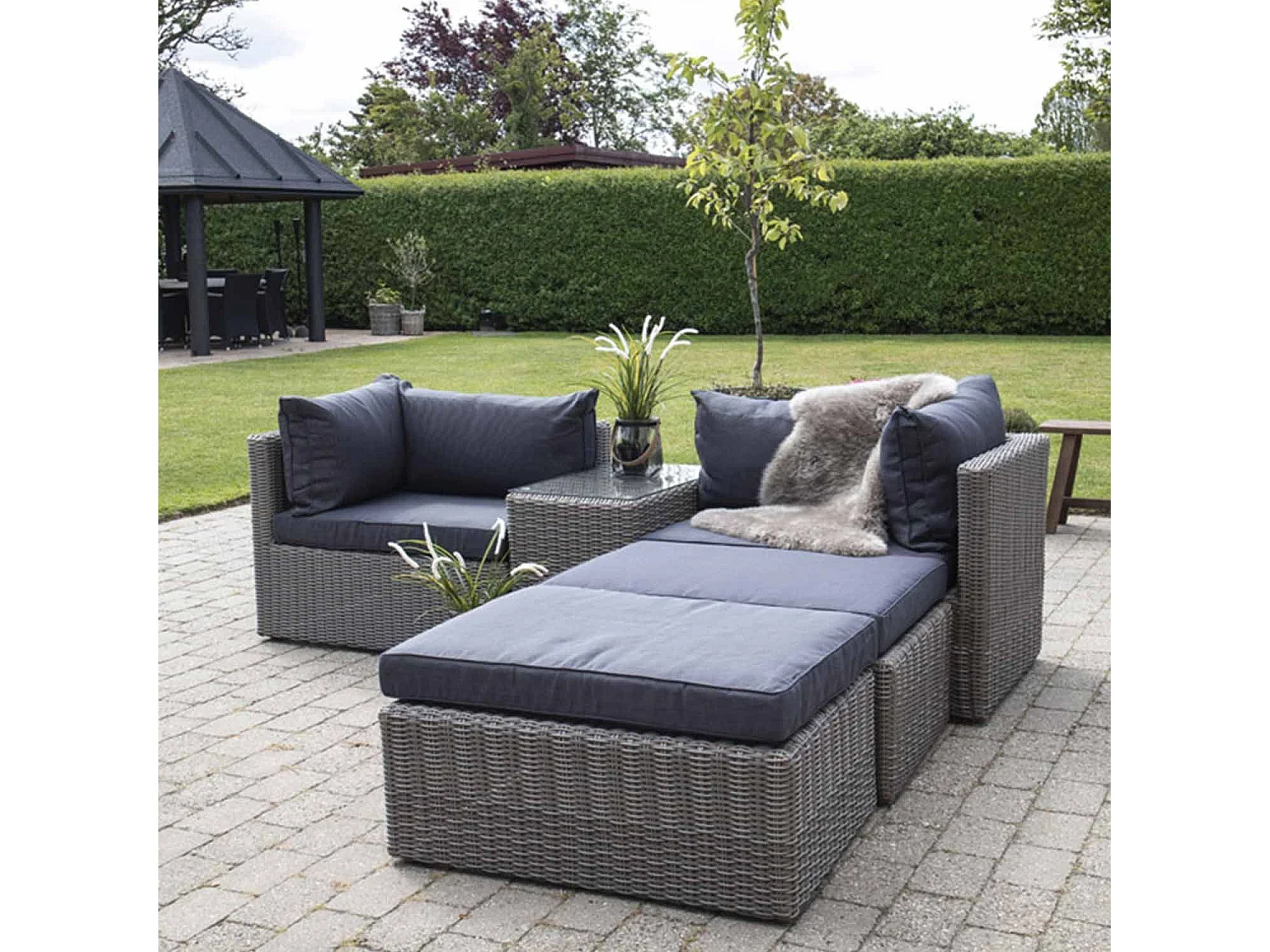 Conjunto de muebles de jardín modulares ROSSI