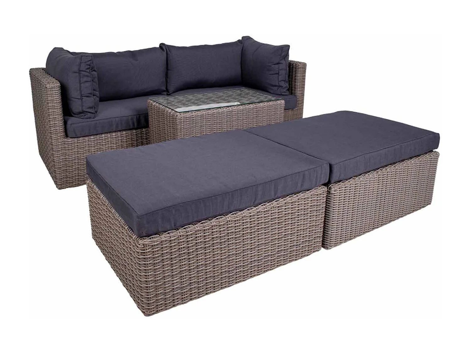 Conjunto de muebles de jardín modulares ROSSI
