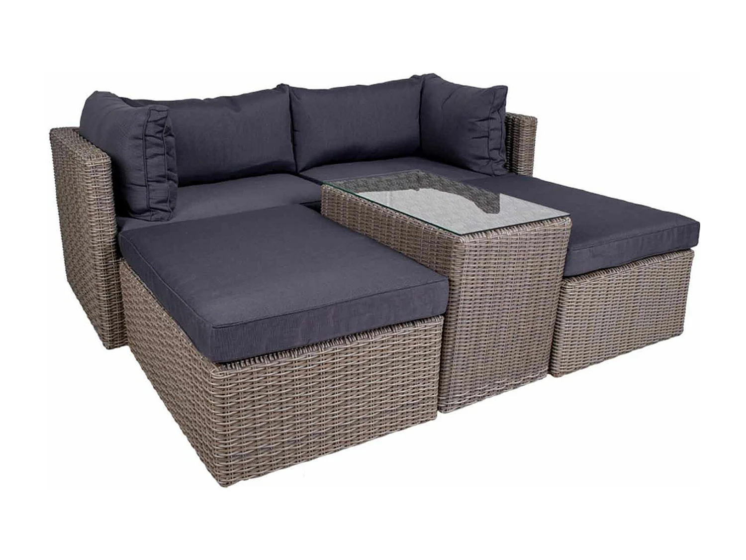 Conjunto de muebles de jardín modulares ROSSI