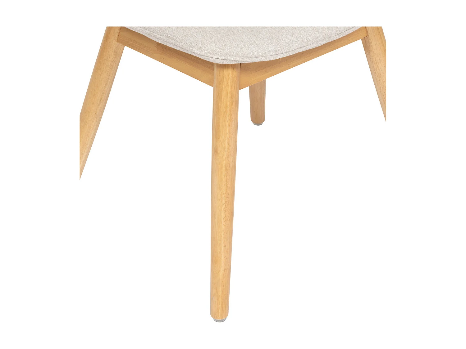 Chaise de bureau ou Chaise visiteur tissu Beige chiné H 86 cm