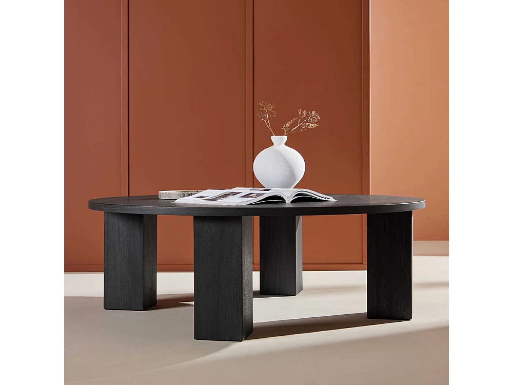 Table Basse Design "Juno" 120cm Noir