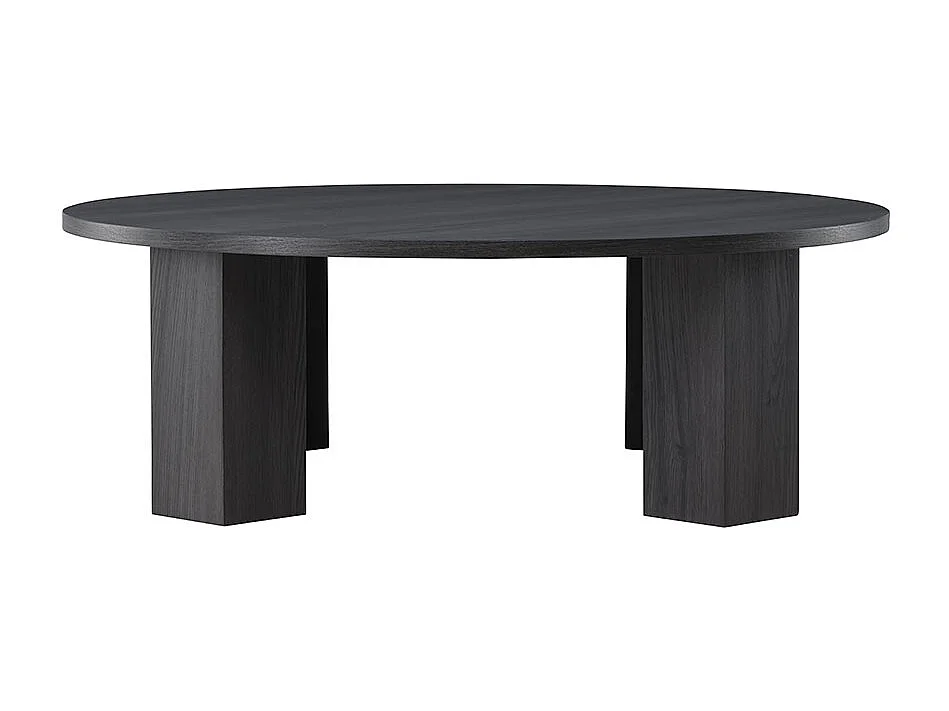 Juno table basse Ø120cm noir.