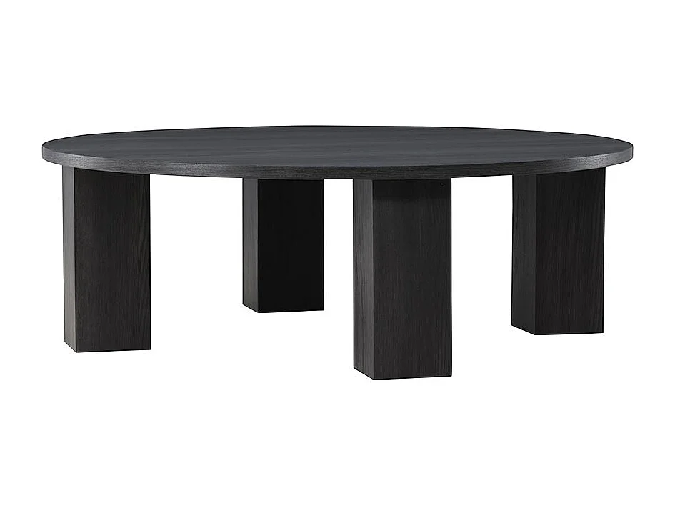 Juno table basse Ø120cm noir.