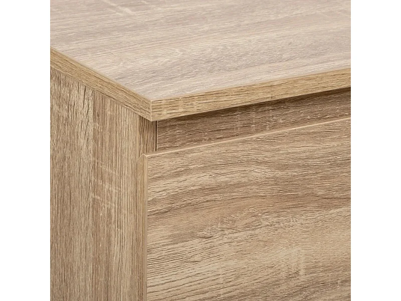 Chiffonnier 5 Tiroirs "Dolo" 115cm Naturel