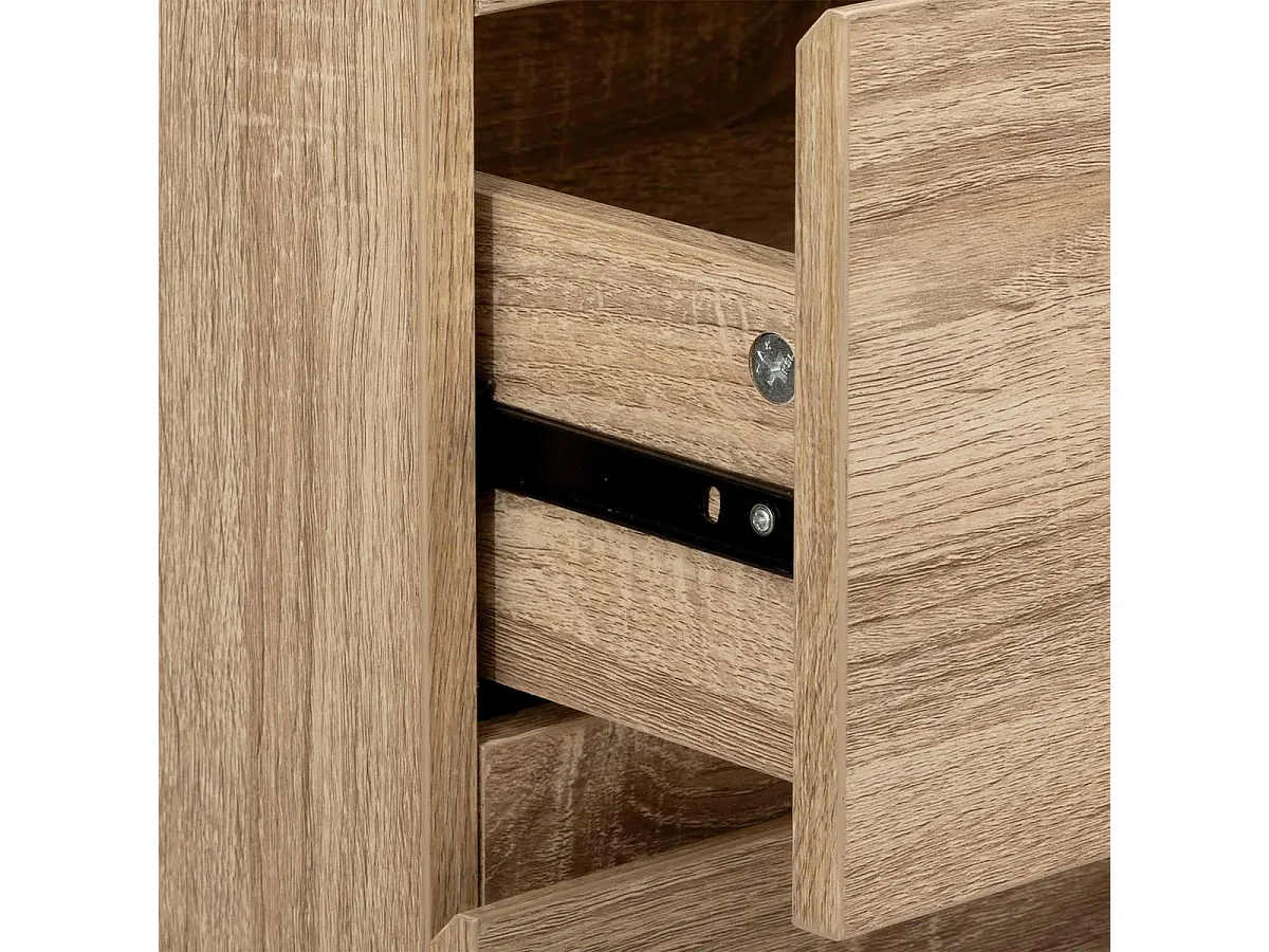 Chiffonnier 5 Tiroirs "Dolo" 115cm Naturel