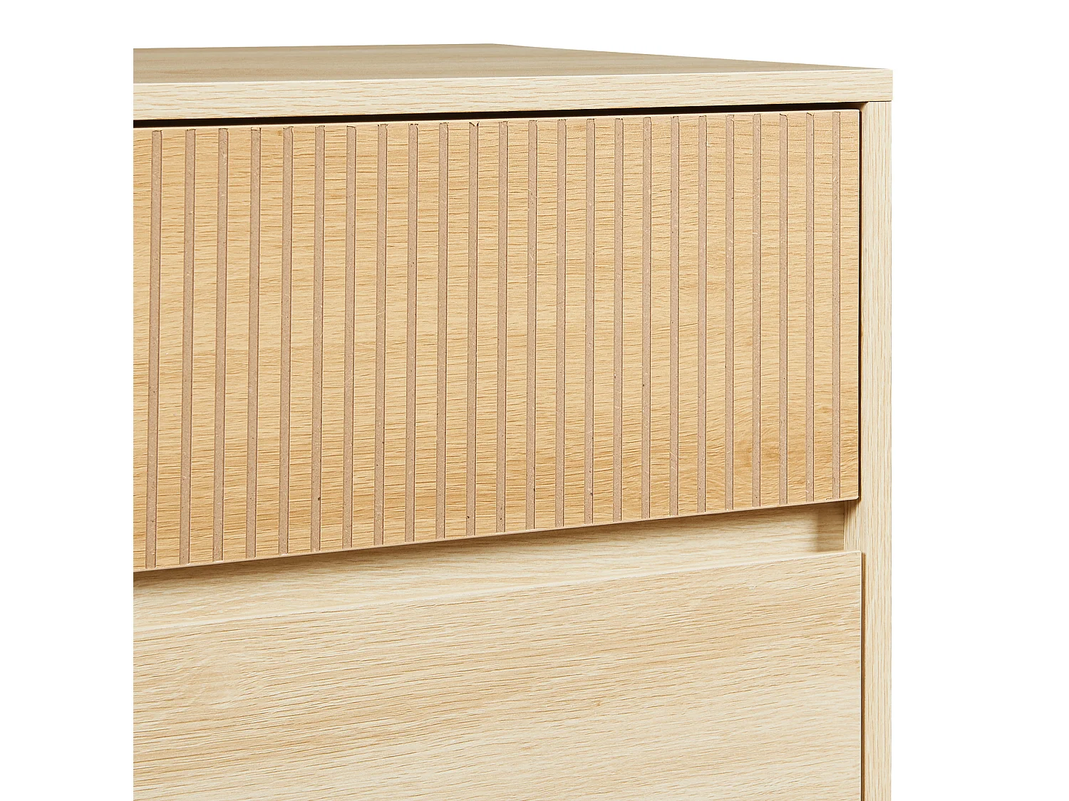 Commode Landskrona 80 x 80 x 40 cm effet chêne [en.casa]