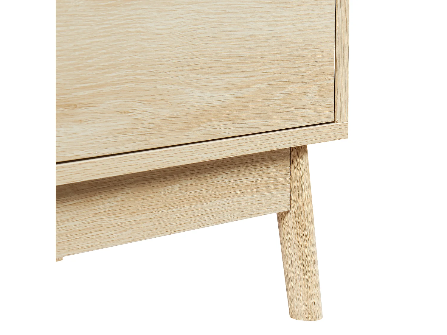 Commode Landskrona 80 x 80 x 40 cm effet chêne [en.casa]