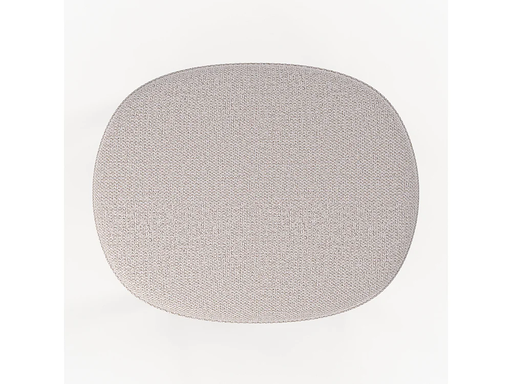 Set di 2 sgabelli per isola centrale 65,5 cm in legno e tessuto beige - Jude