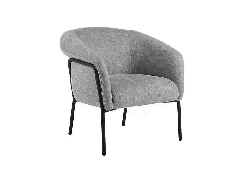 Fotel tapicerowany CLOLVER BREGO szary