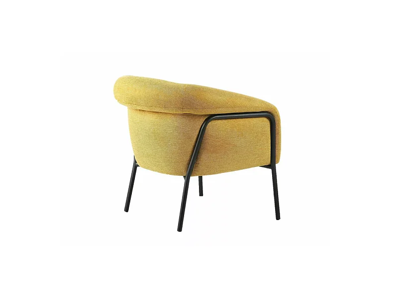 Fotel tapicerowany CLOLVER BREGO curry