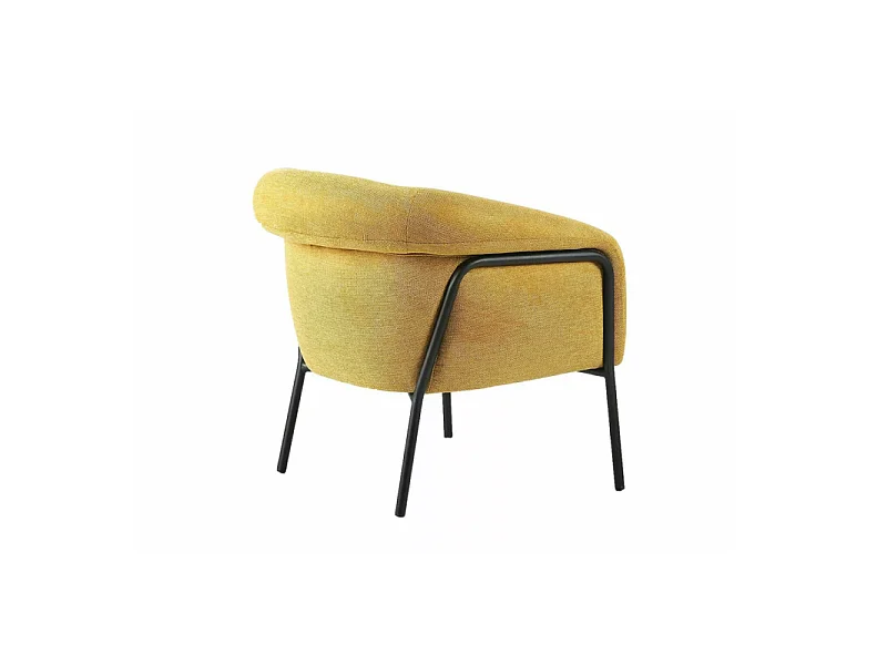 Fotel tapicerowany CLOLVER BREGO curry