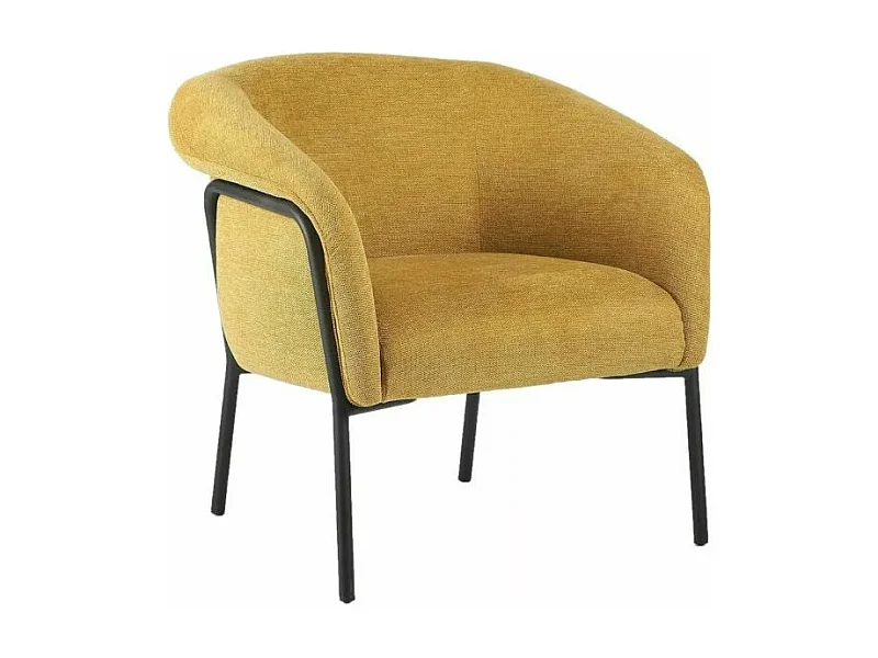 Fotel tapicerowany CLOLVER BREGO curry