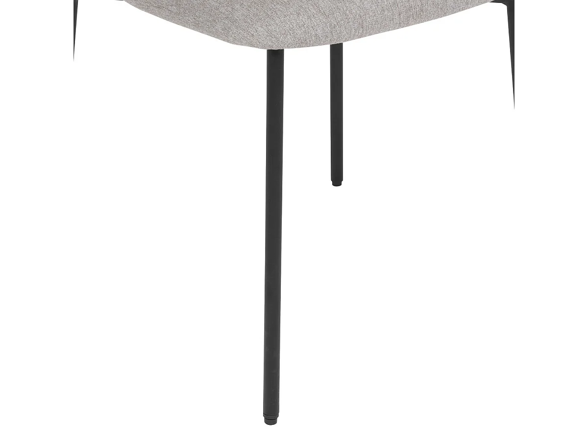 Chaise de bureau ou Chaise visiteur tissu Gris H 81 cm