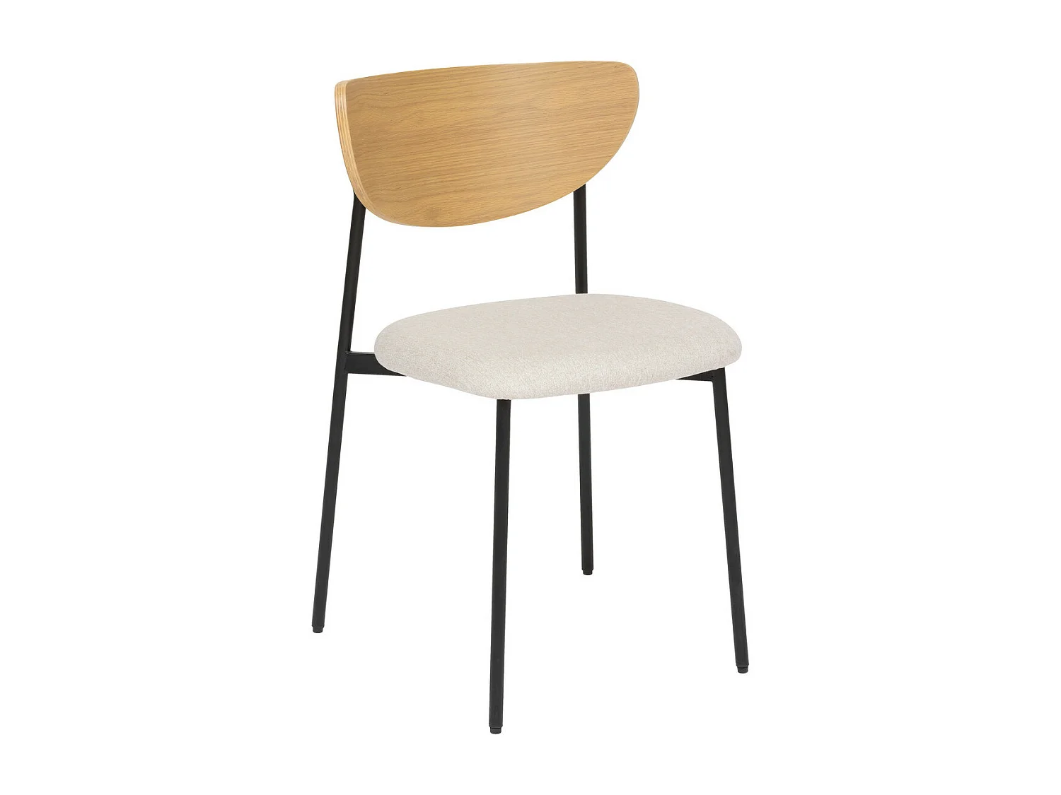 Chaise de bureau ou Chaise visiteur tissu Beige H 81 cm