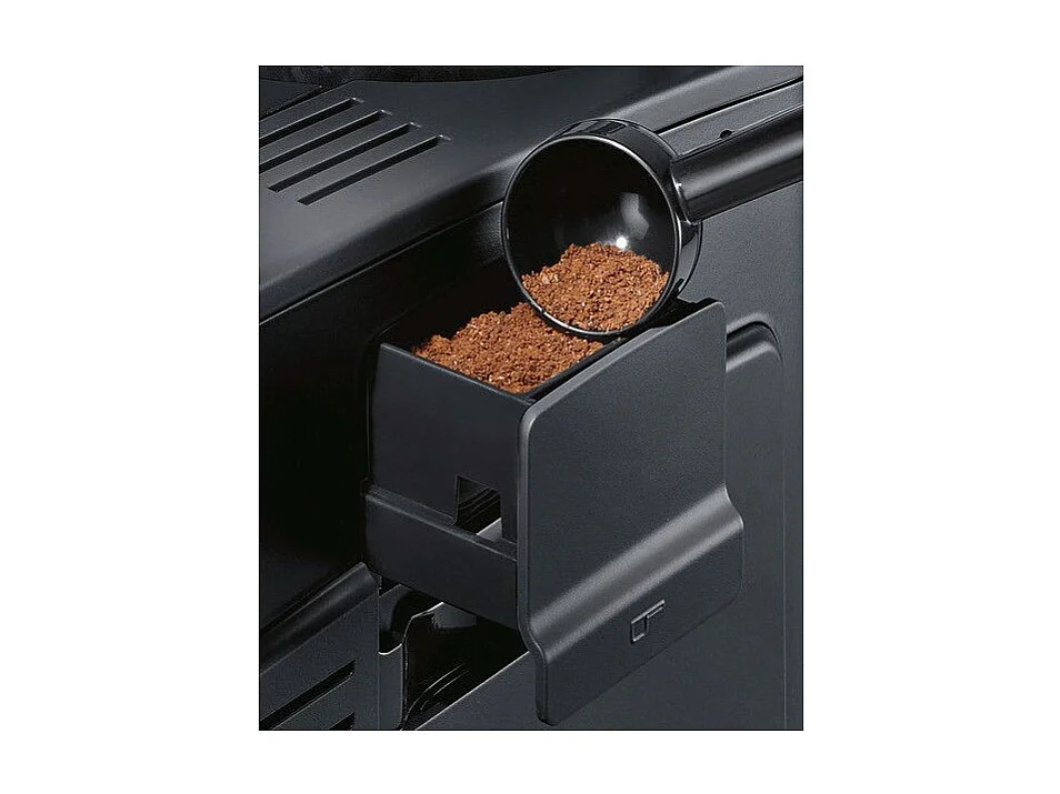 Máquina de Café Expresso Automática Siemens TE655203RW com Moinho de Cerâmica - Cinza/Preto