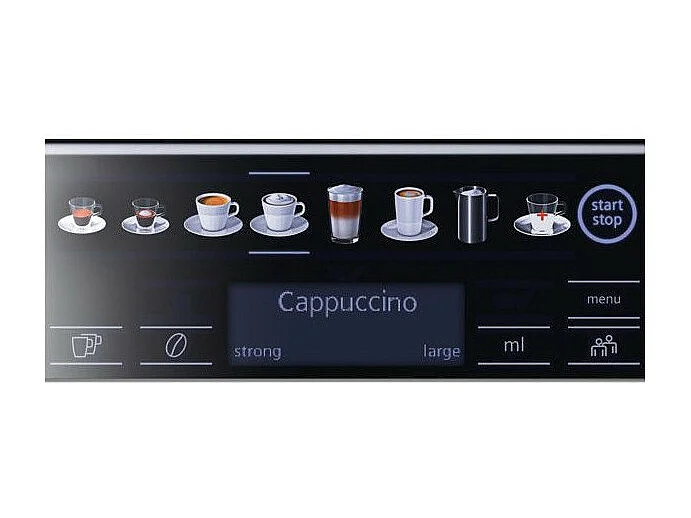 Máquina de Café Expresso Automática Siemens TE655203RW com Moinho de Cerâmica - Cinza/Preto
