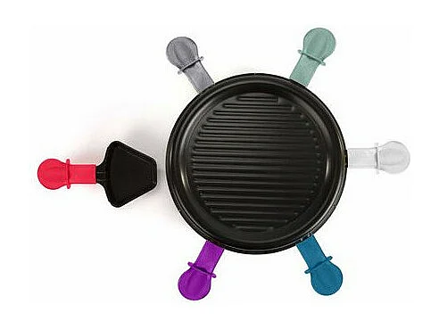 Appareil à raclette 6 personnes noir