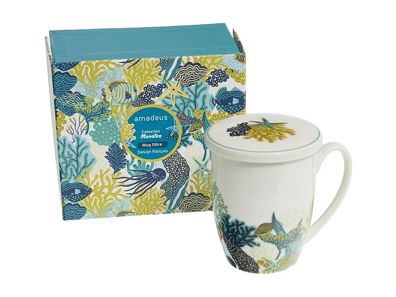 Coffret mug avec filtre Manatea