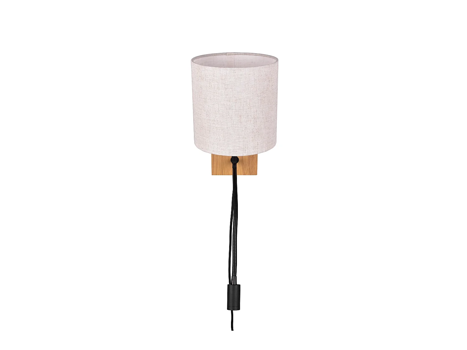 Wandlamp NILAM - 18x18x30 cm - Naturel