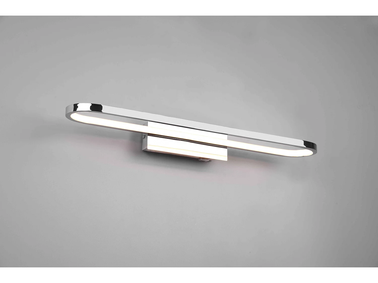 Applique LED H2O, metallo, cromo, L 60 cm, Gianni