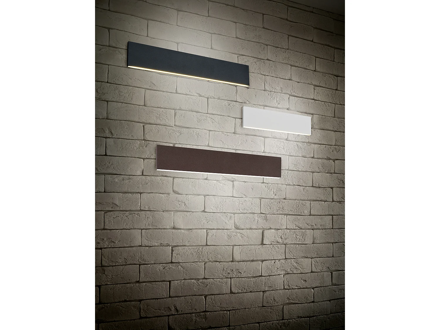 Wandlamp CONCHA - 0x0x8 cm - Antraciet