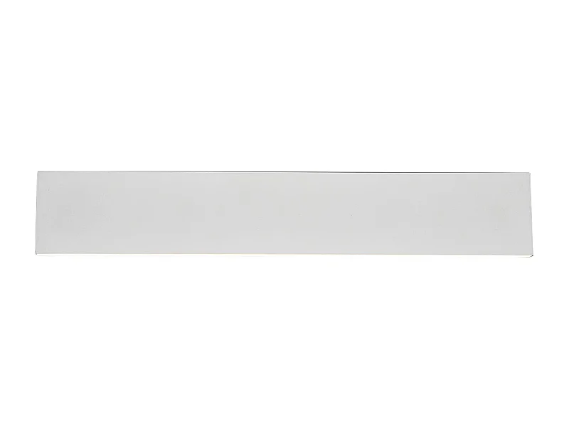 Applique LED bi-emissione, metallo, bianco, L 46 cm, Concha