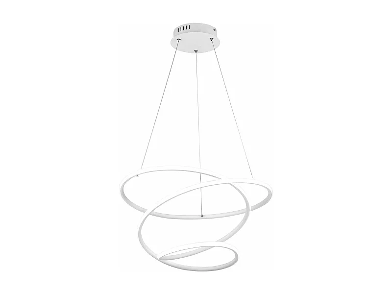 Lampada a sospensione LED, metallo, bianco, D50 cm, Bologna
