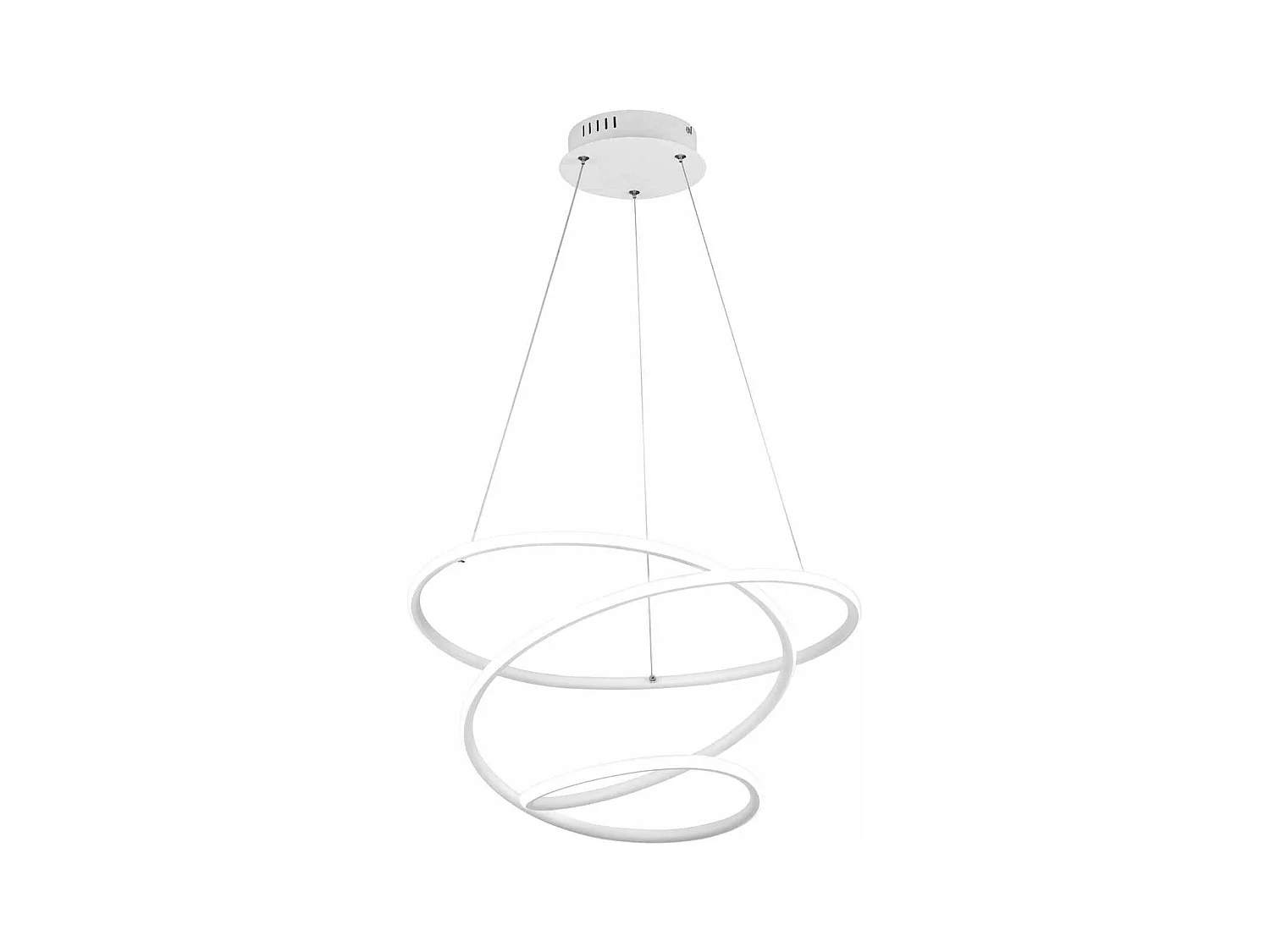 Lampada a sospensione LED, metallo, bianco, D50 cm, Bologna