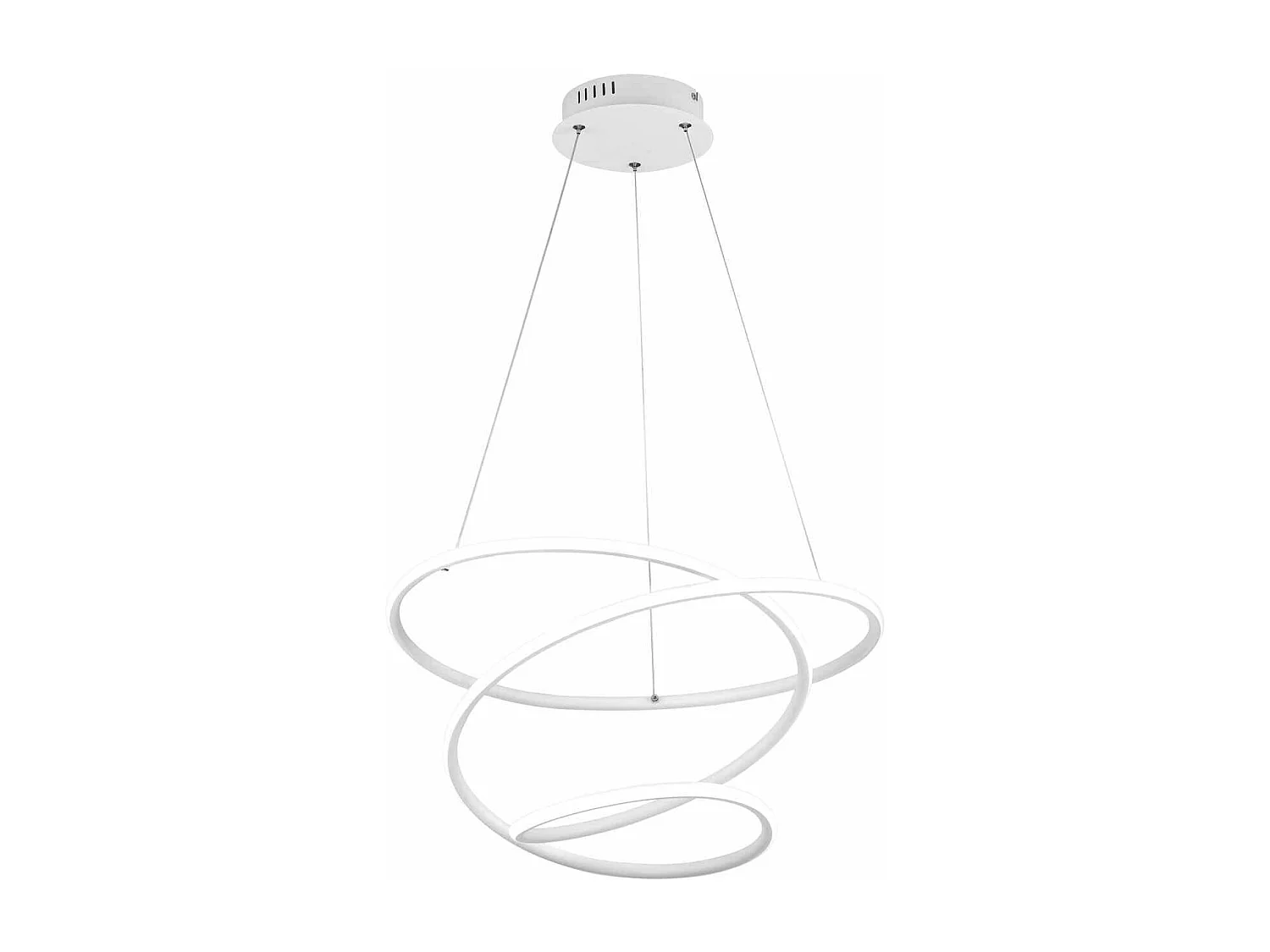 Lampada a sospensione LED, metallo, bianco, D50 cm, Bologna