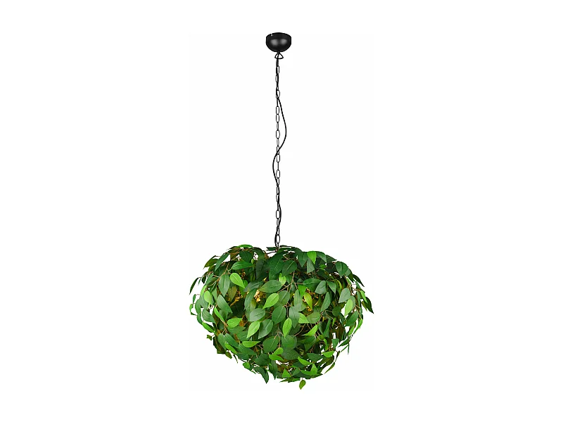 Lampada a sospensione, metallo e plastica, verde, D 70 cm, Leavy