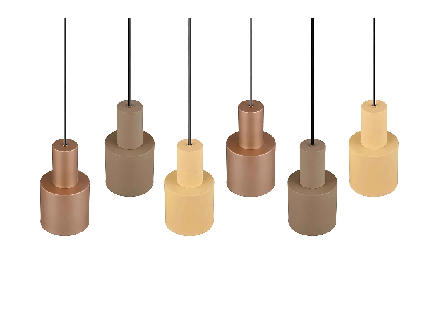 Hanglamp AGUDO - 12x12x150 cm - Multikleur