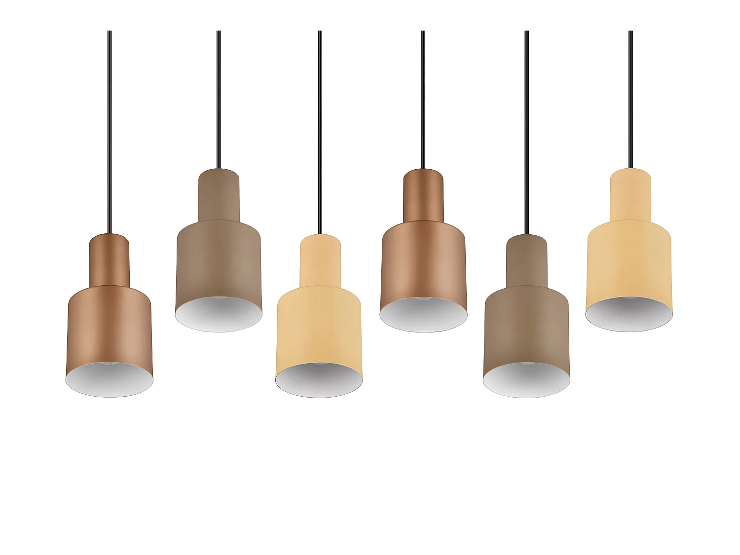 Hanglamp AGUDO - 12x12x150 cm - Multikleur