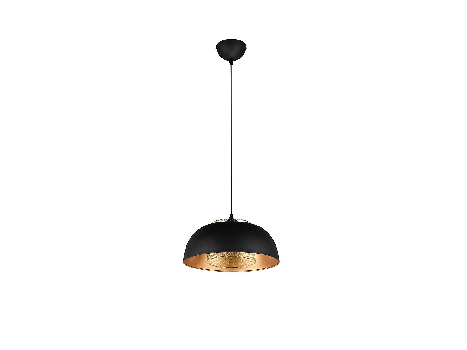 Hanglamp PUNCH - 35x35x150 cm - Zwart