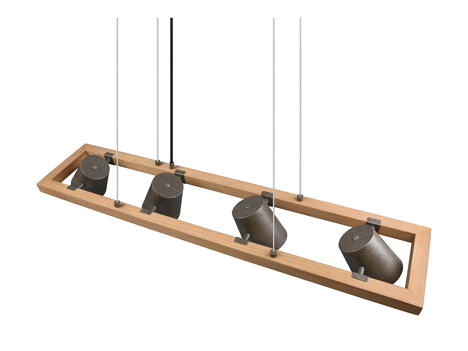 Hanglamp BELL - 0x0x150 cm - Grijs