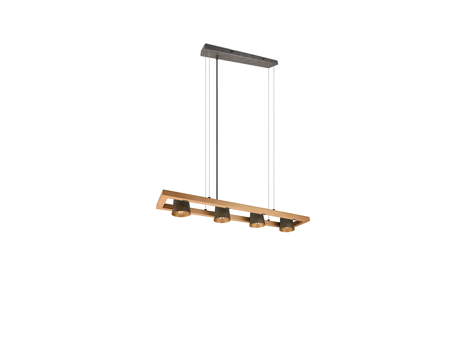 Hanglamp BELL - 0x0x150 cm - Grijs