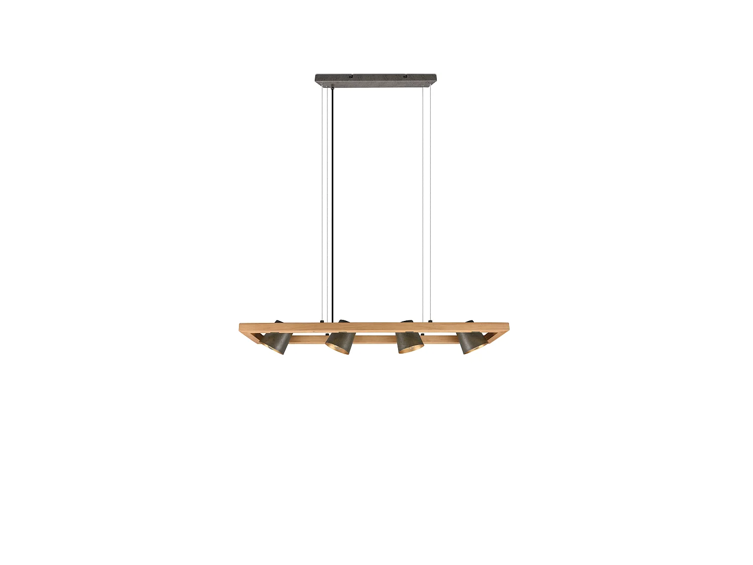Hanglamp BELL - 0x0x150 cm - Grijs