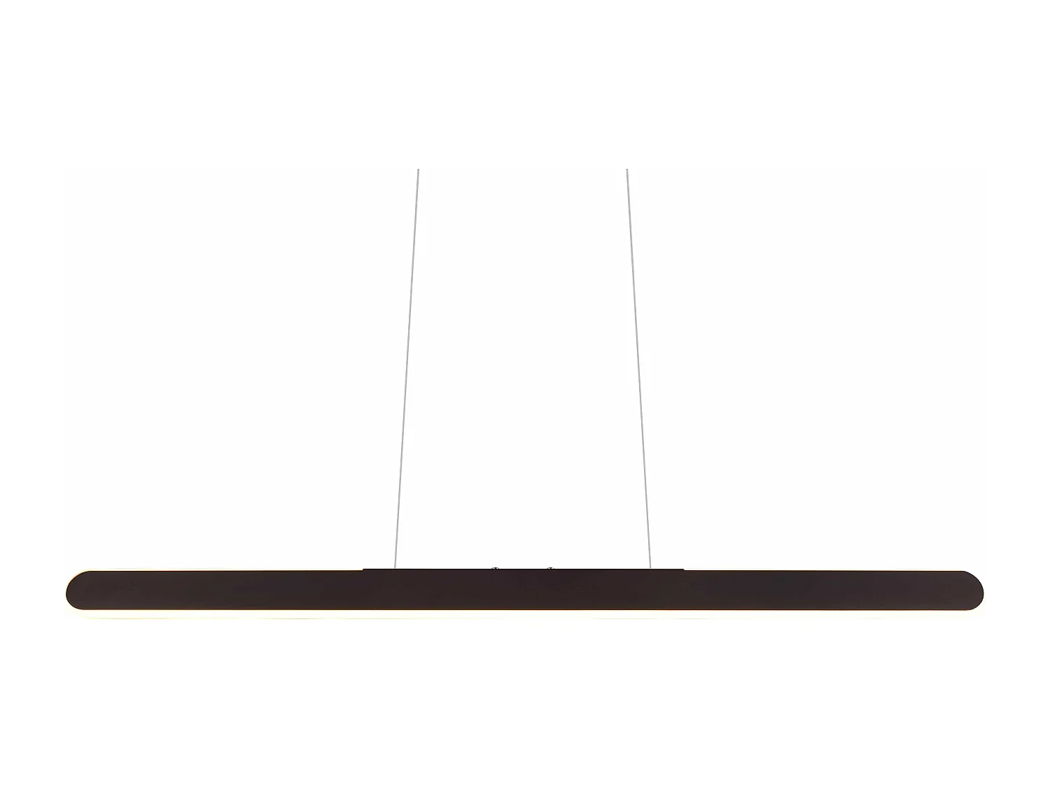 Lampada a sospensione LED a bi-emissione, metallo, nero, L 100 cm, Helios