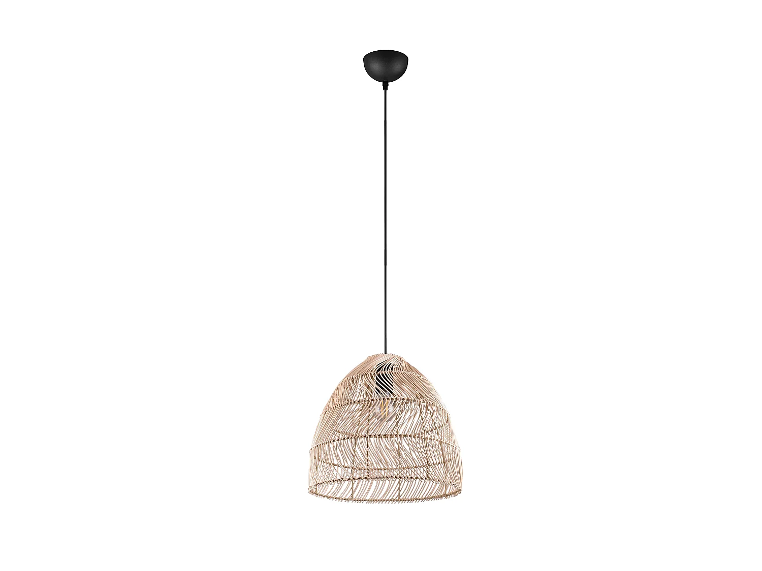 Hanglamp RIKE - 35x35x150 cm - Naturel