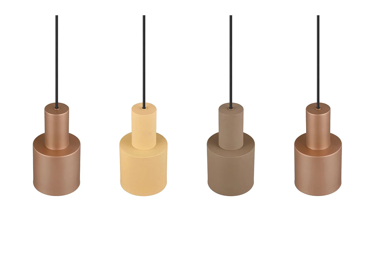 Hanglamp AGUDO - 12x12x150 cm - Multikleur