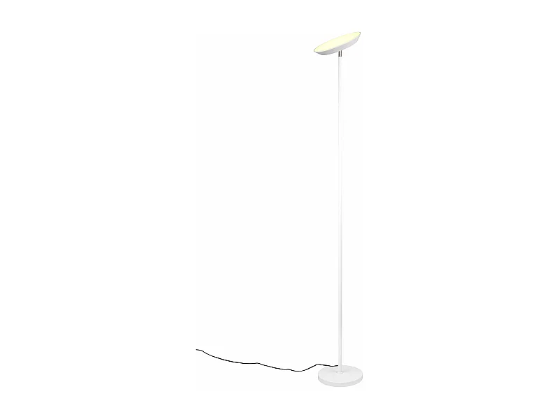 Piantana LED, metallo, bianco, H 180 cm, Specter