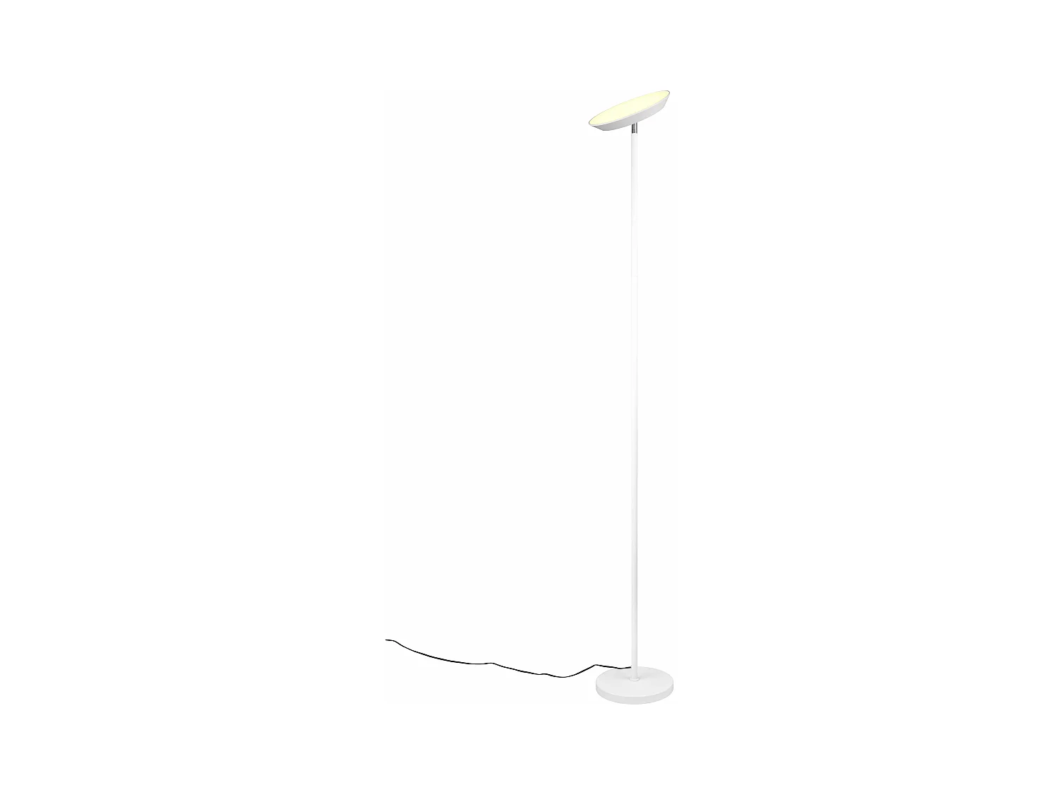 Piantana LED, metallo, bianco, H 180 cm, Specter