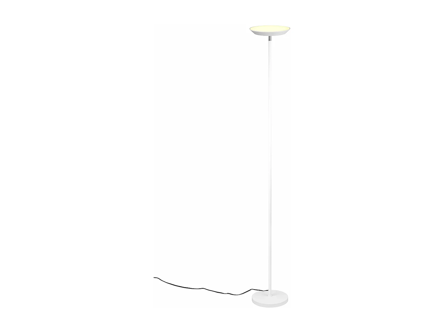 Piantana LED, metallo, bianco, H 180 cm, Specter