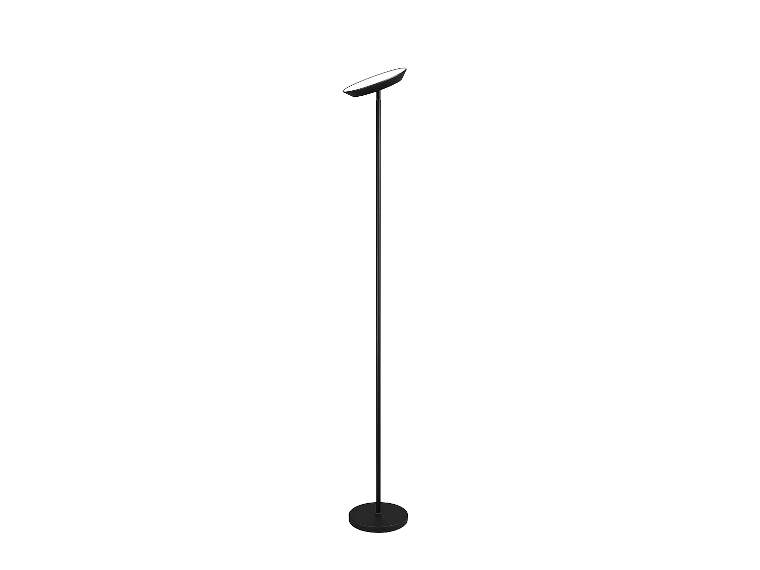 Piantana LED, metallo, nero, H 180 cm, Specter