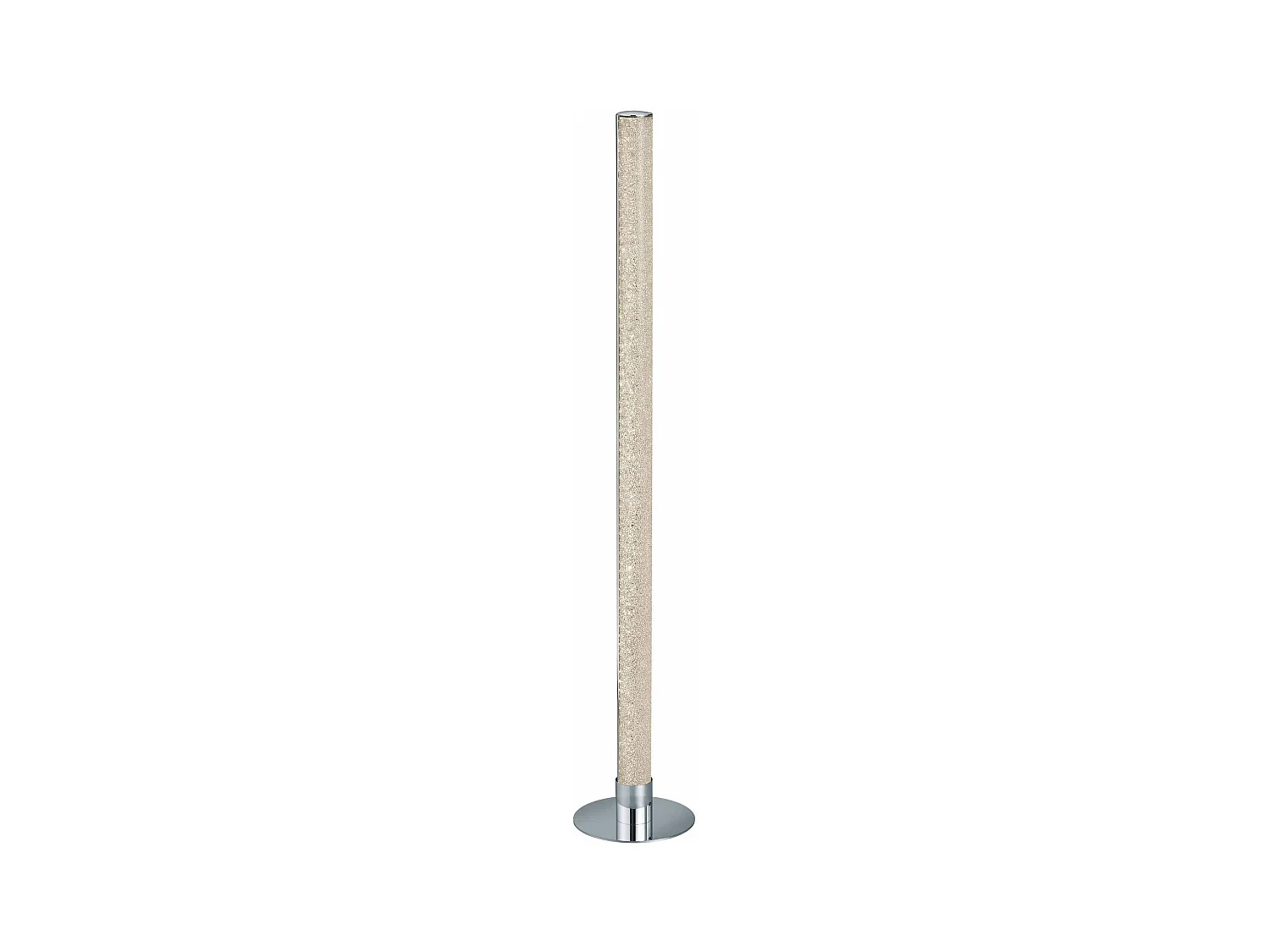 Piantana LED a tubo RGB, metacrilato e metallo, H 105 cm, Leia