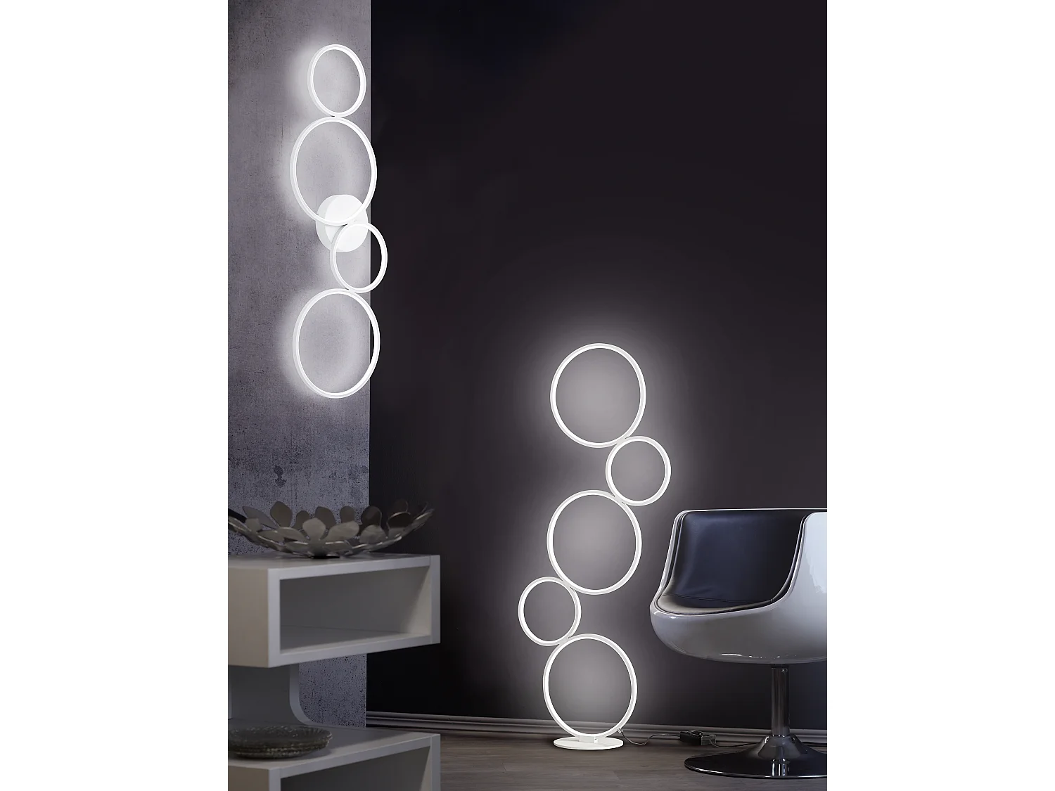 Plafondlamp RONDO - 0x0x5.5 cm - Wit