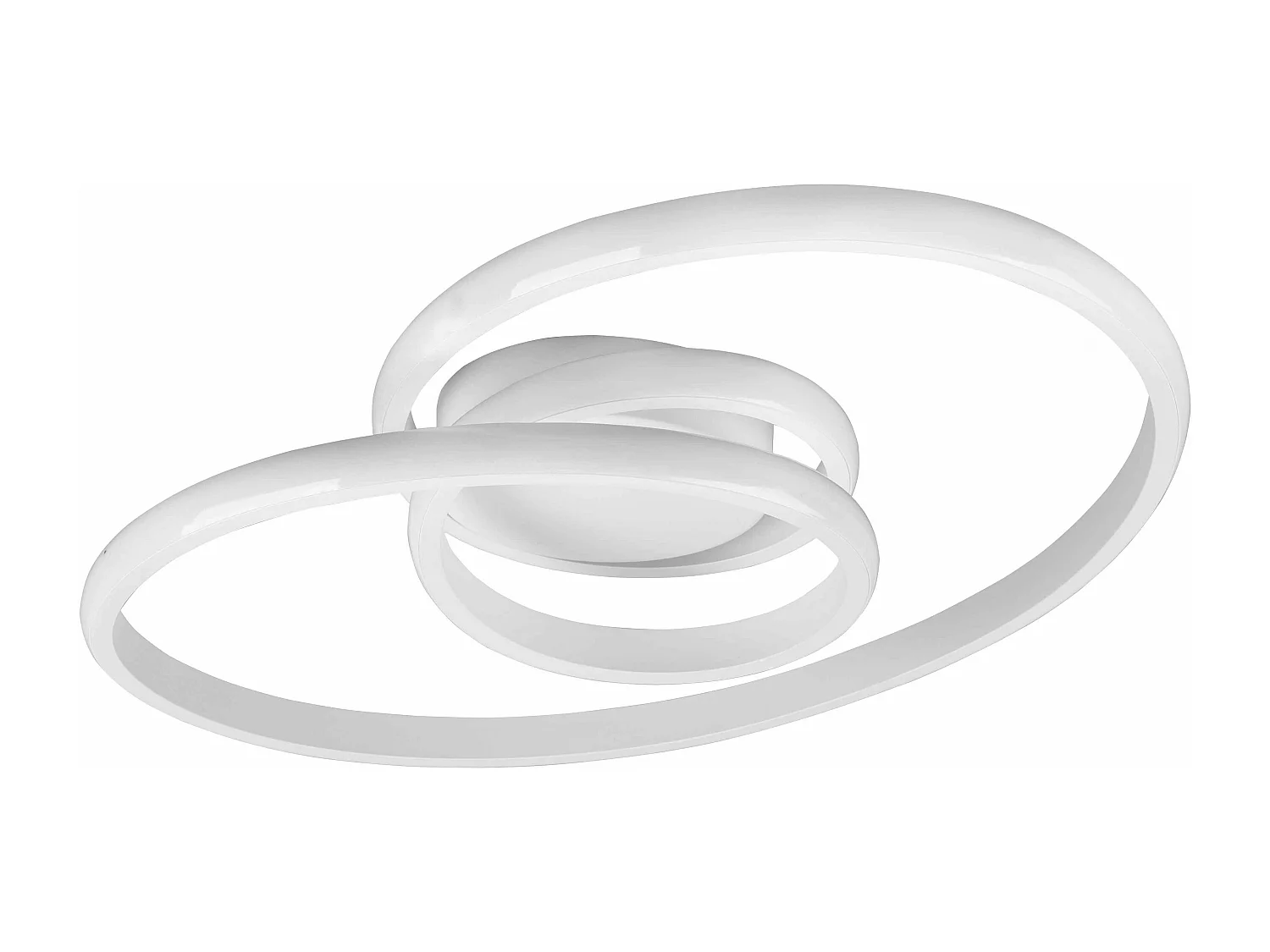 Plafoniera LED, metallo, bianco, D 50 cm, Sansa